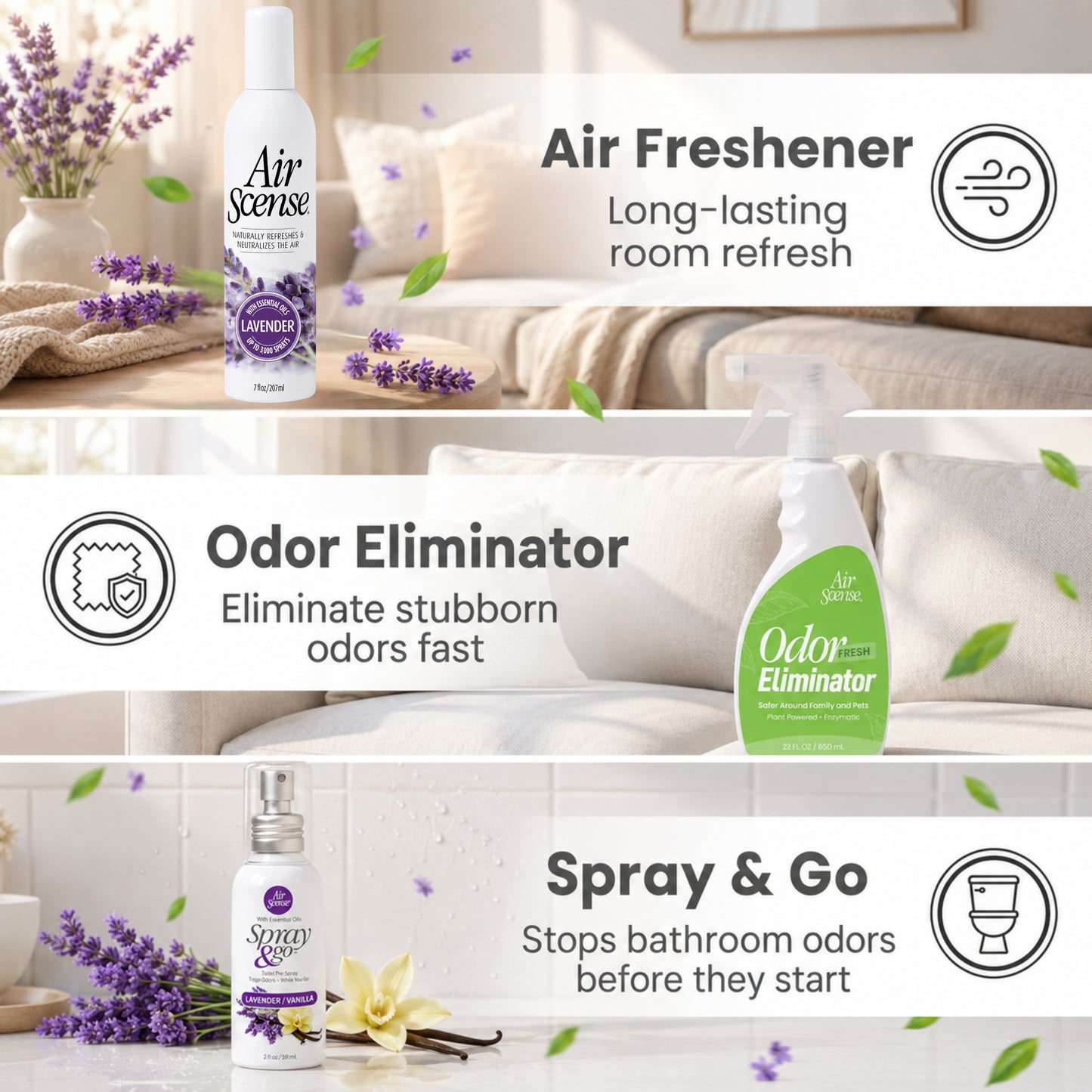Air Scense Complete Air Care System Lavender & Lavender-Vanilla