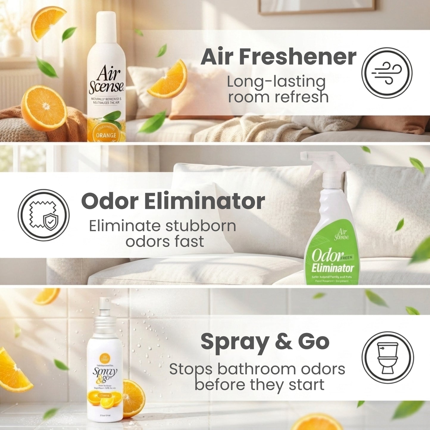 Air Scense Complete Air Care System Orange & Citrus
