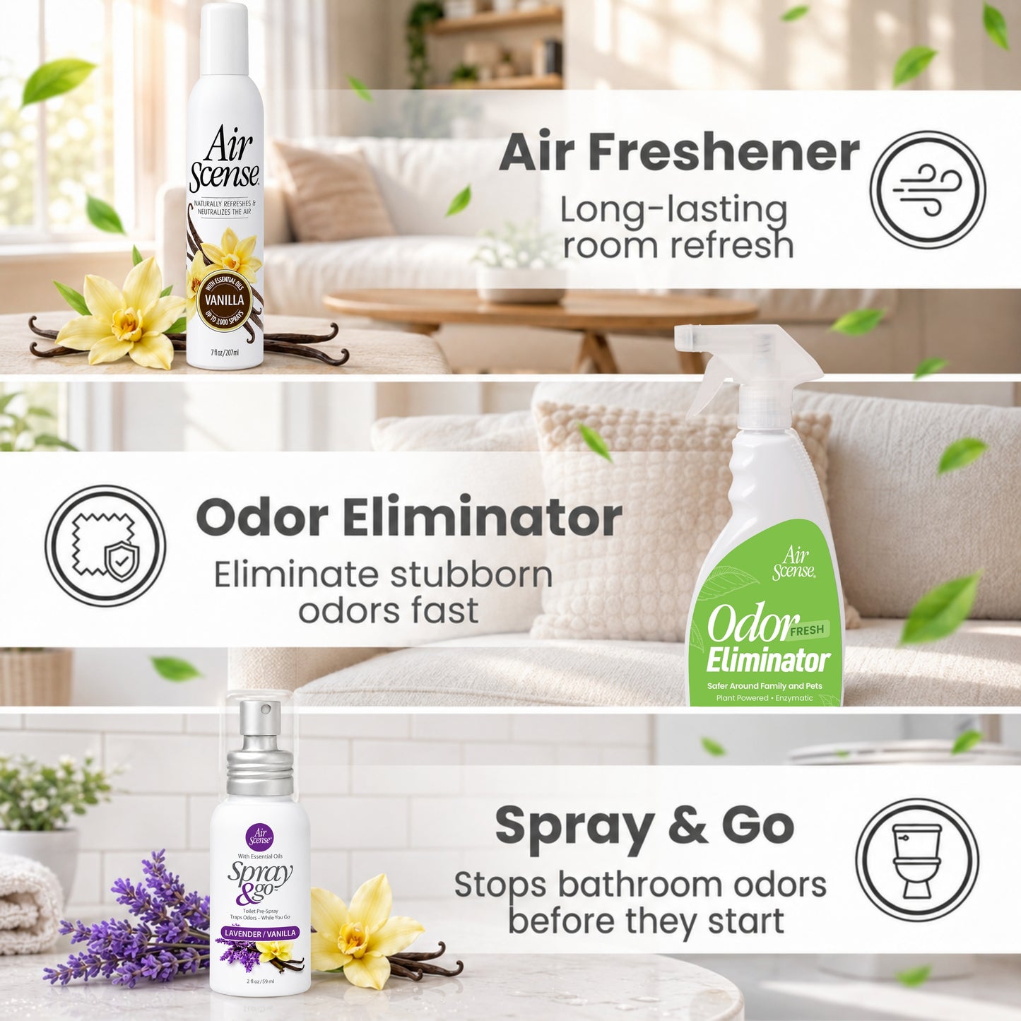 Air Scense Complete Air Care System Vanilla & Lavender-Vanilla