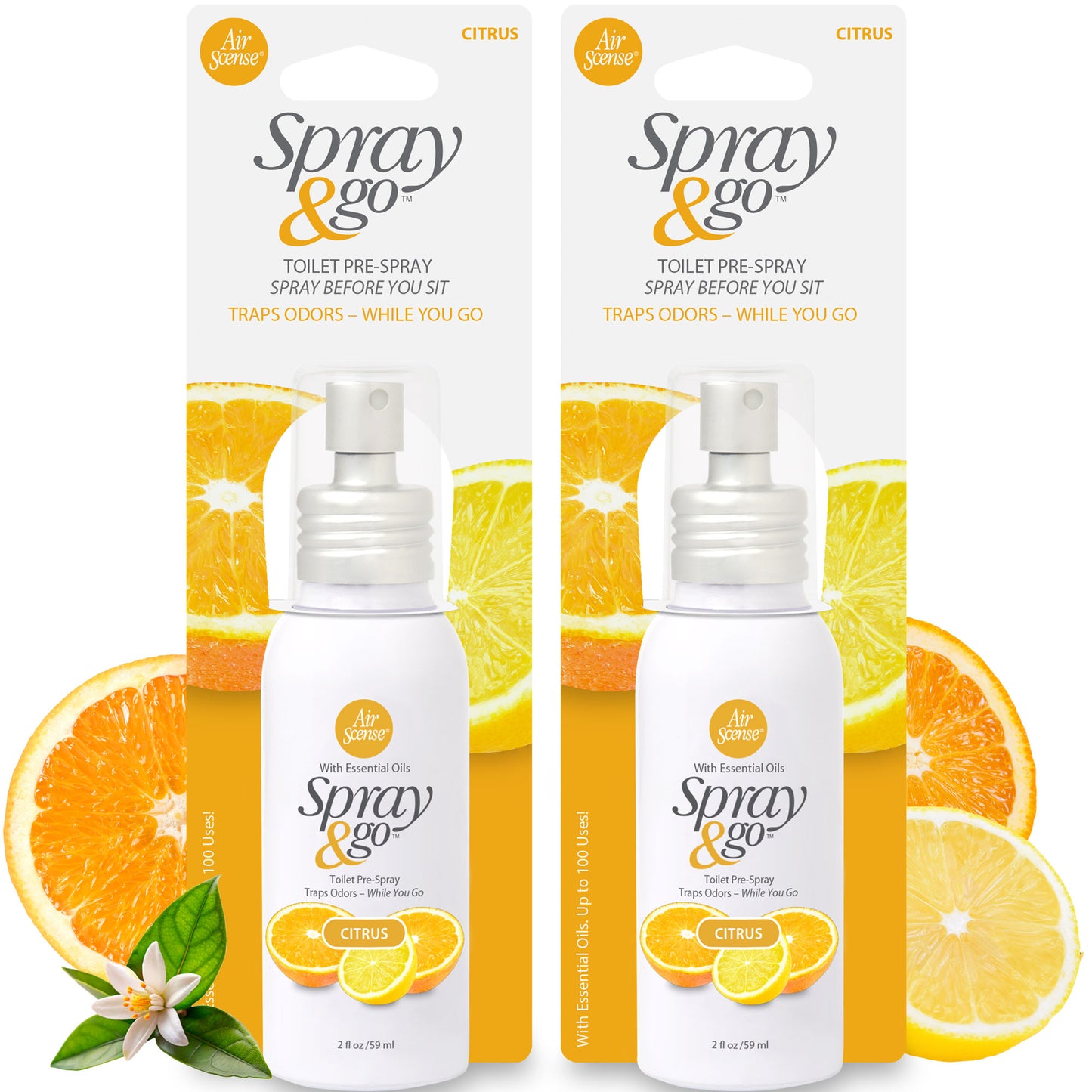 Air Scense Spray & Go Citrus 2oz