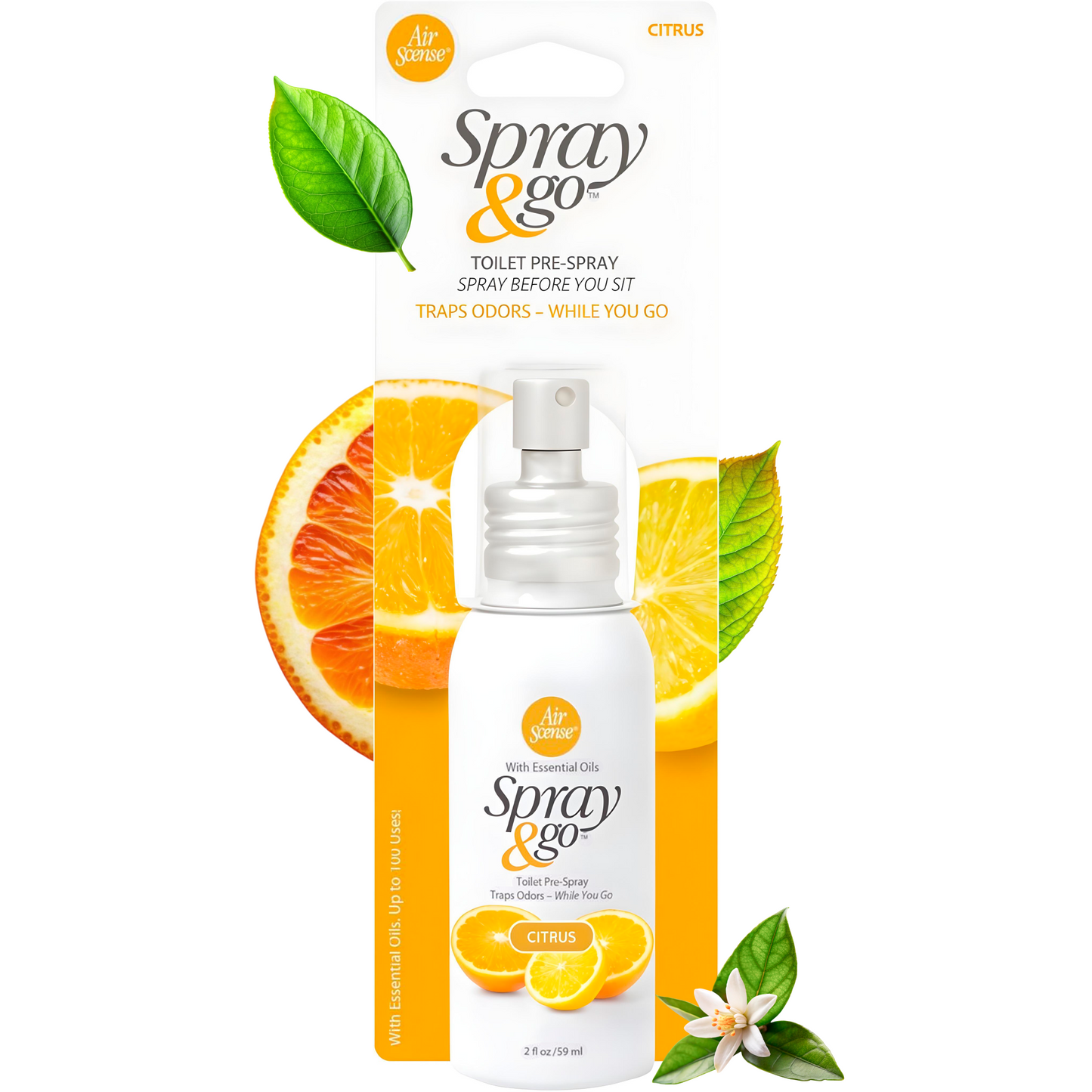 Air Scense Spray & Go Citrus 2oz