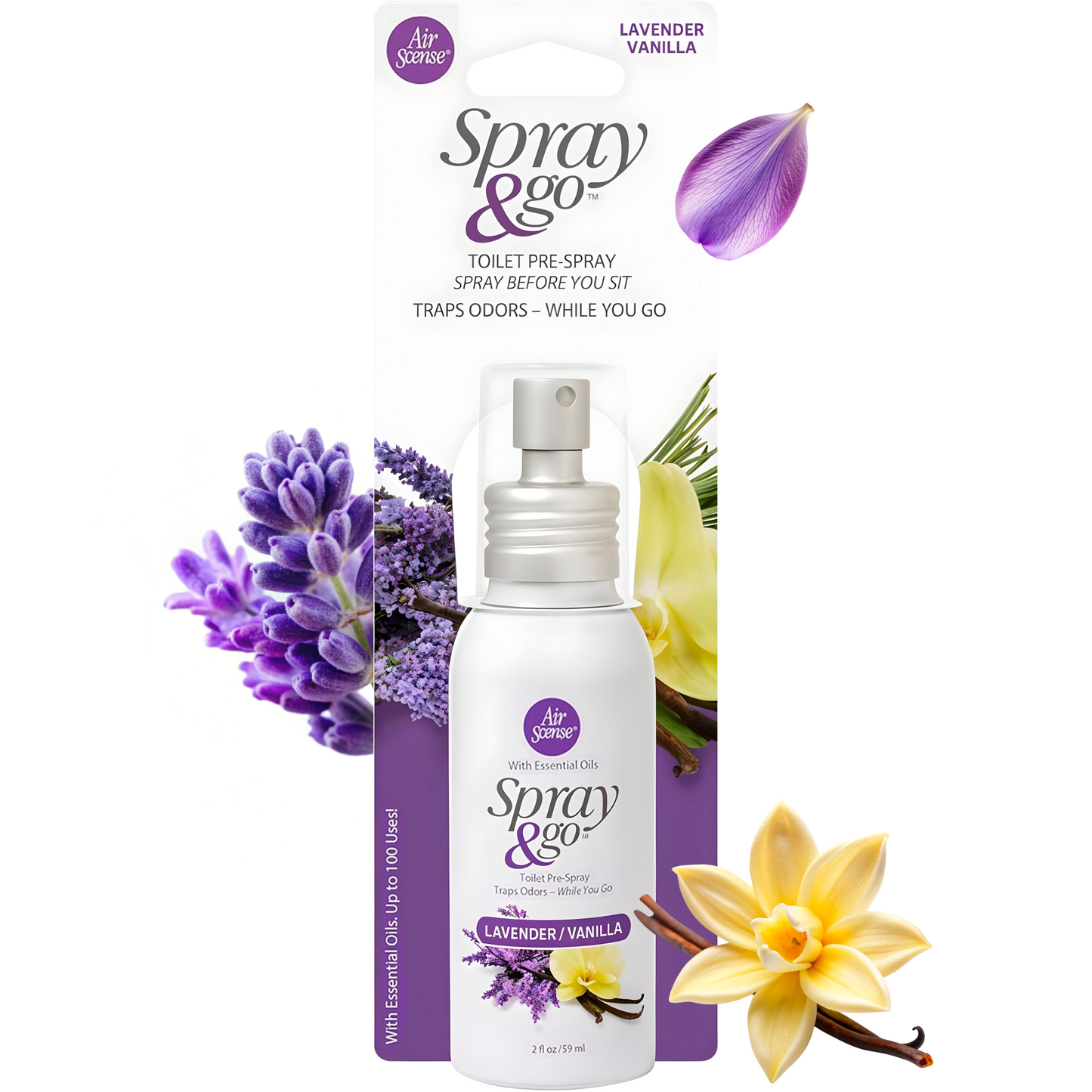 Air Scense Spray & Go Lavender Vanilla 2oz
