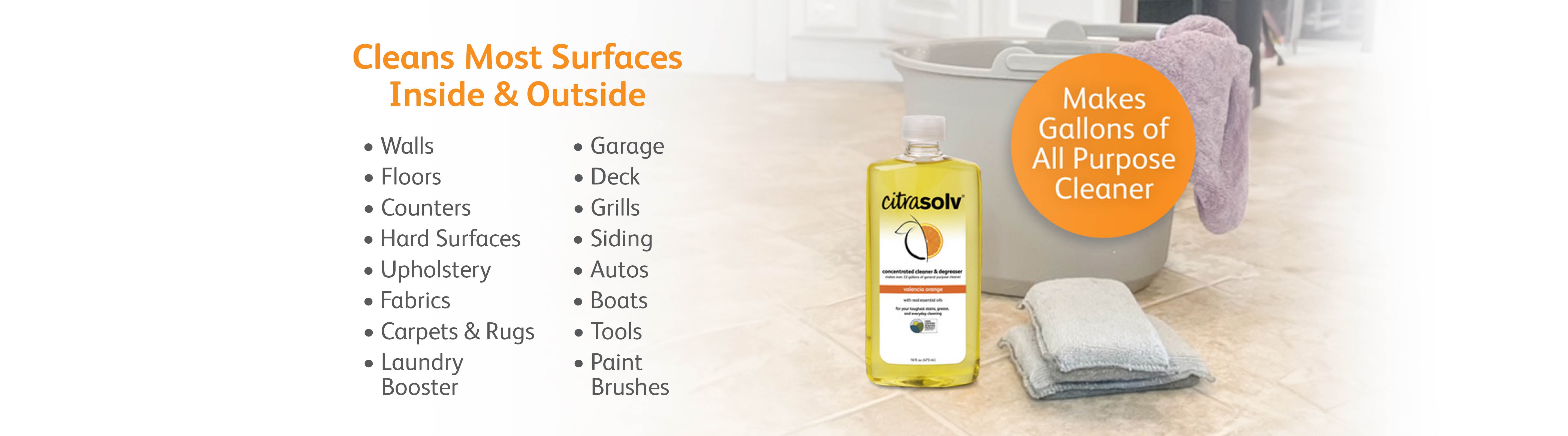 Citsolve Labels Citra Solv | All-Purpose Fresh Citrus Cleaners for Home and Office