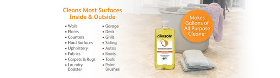 Citra Solv | Versatile Multipurpose Cleaner, Best Decal Remover, Good Car Decal Remover, Eco Plant-Based Cleaning Products, Quality Concrete Adhesive Remover, Heavy-Duty Grease Kitchen Cleaner, High-Performance Household Cleaner, Advanced Cleaning Household Drains, 